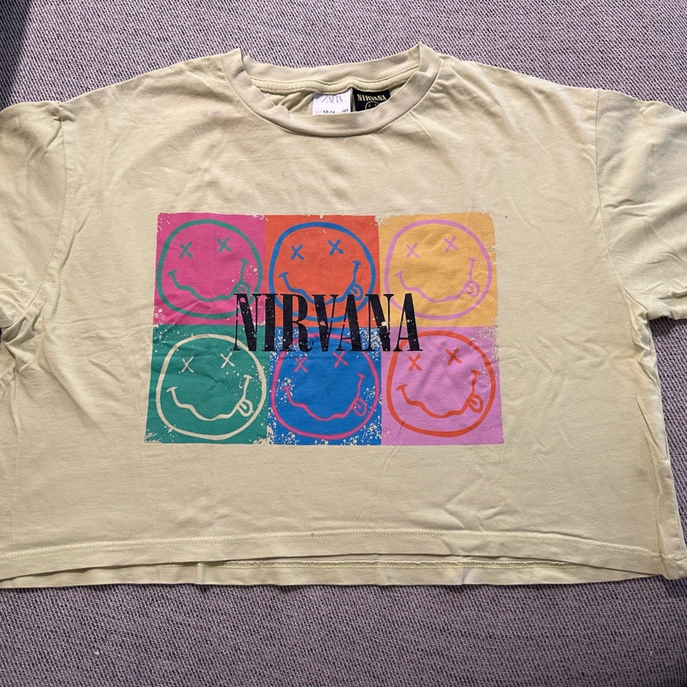 Zara Nirvana Tee in Light Green